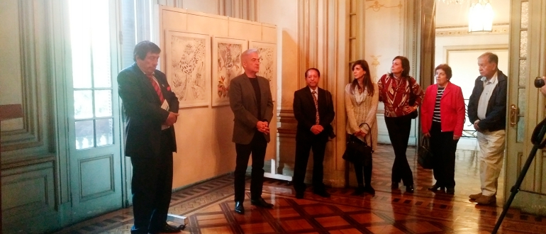 Destacado artista trujillano expone pinturas en el Centro Cultural Federico Villarreal
