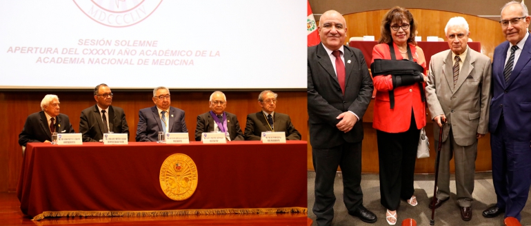 Nuestra rectora asiste a la apertura de a&ntilde;o en Academia Nacional de Medicina