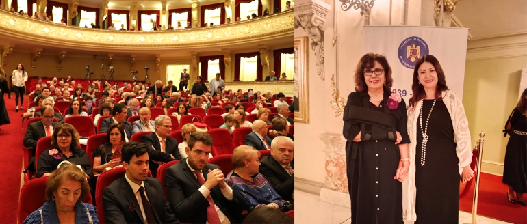 Rectora villarrealina participa de actividad por aniversario de relaciones diplom&aacute;ticas entre Per&uacute; y Rumania