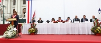 Rectora villarrealina participa en celebraci&oacute;n del Congreso de la Rep&uacute;blica