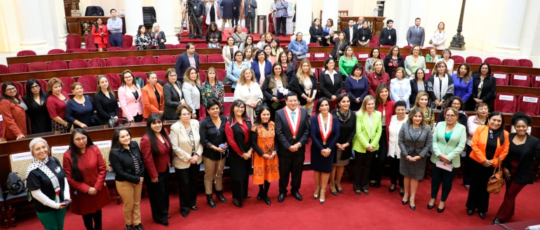 Con presencia villarrealina, se instala mesa de mujeres parlamentarias