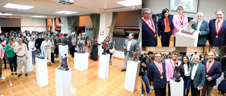 Estudiantes del taller de Artes Plásticas realizan exposición de esculturas
