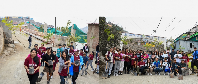 Equipo de voluntarios villarrealinos participa en campaña de arborización