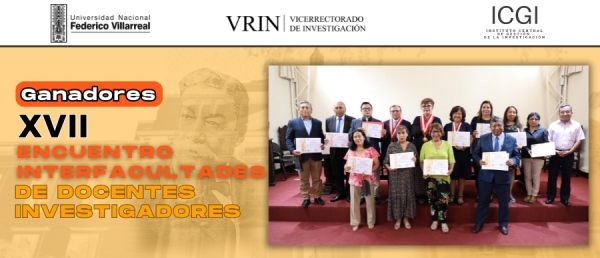 Ganadores del XVII Encuentro Interfacultades de Docentes Investigadores