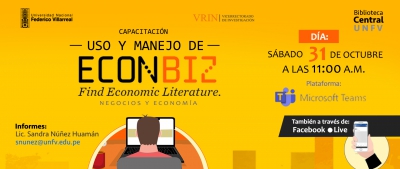 Capacitaci&oacute;n Uso y Manejo de EconBiz