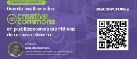Conferencia magistral: Uso de licencias Creative Commons en las publicaciones cient&iacute;ficas de acceso abierto