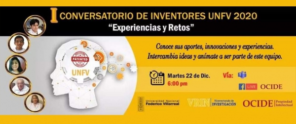 I Conversatorio de Inventores UNFV 2020: Experiencias y Retos