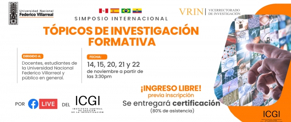 Simposio  Internacional &quot;Tópicos de Investigación Formativa&quot;