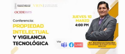 Conferencia “Propiedad Intelectual y Vigilancia Tecnológica”