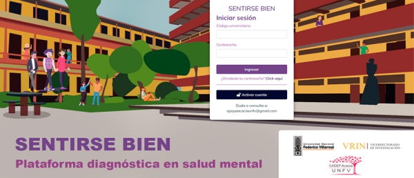 Plataforma diagnóstica en salud mental:  “Sentirse Bien”