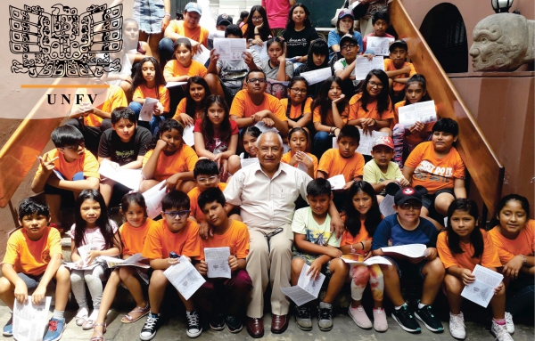 Niños del programa Vacaciones útiles visitaron la Exposición Museográfica &quot;Sociedad Chancay, guardianes del litoral&quot;