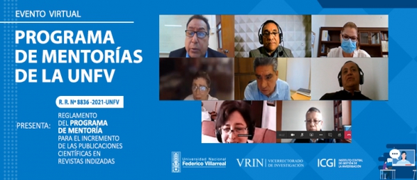 Presentan el Reglamento del Programa de Mentorías de la UNFV