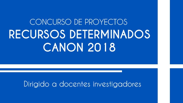 Concurso de Proyectos CANON 2018