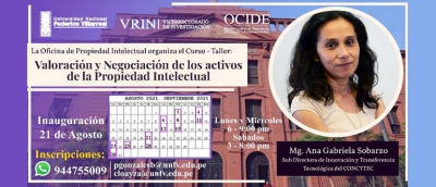 Curso: Valoración y Negociación de los Activos de la Propiedad Intelectual