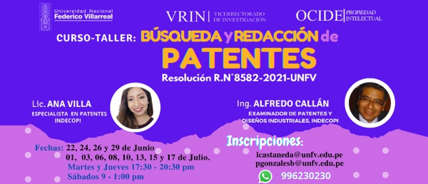 Curso - Taller: Búsqueda y Redacción de Patentes