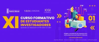 XI Curso formativo de estudiantes investigadores