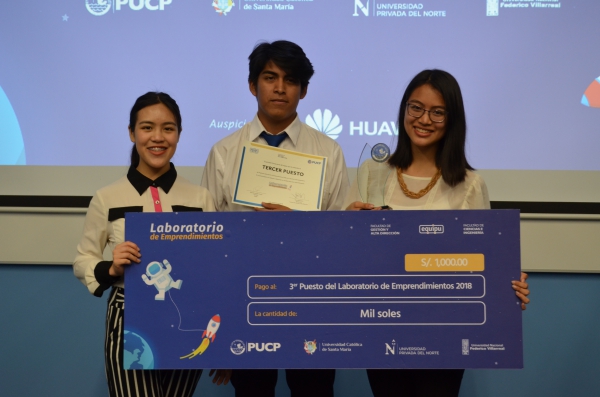 La UNFV ganó el tercer puesto en la final Interuniversitaria de Laboratorio de Emprendimiento en la PUCP