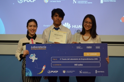 La UNFV ganó el tercer puesto en la final Interuniversitaria de Laboratorio de Emprendimiento en la PUCP