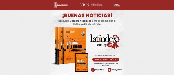 ¡Cátedra Villarreal logra la indexación al Catálogo 2.0 de Latindex!