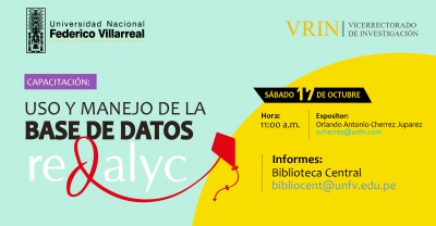 Capacitaci&oacute;n "Uso y Manejo de la Nade de Datos Redalyc"