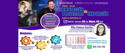 Curso Formulación de Proyectos de Innovación Tecnológica: Hacia la industria 4.0