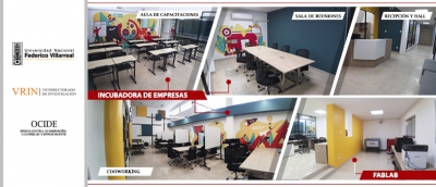 Incubadora y “Fablab” a disposición de docentes y estudiantes para el desarrollo de proyectos de innovación y emprendimiento